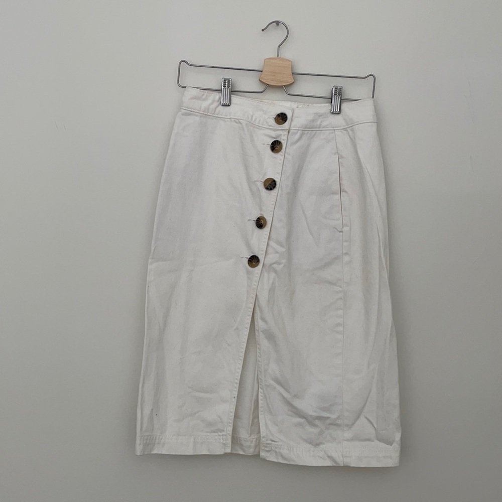 Topshop Moto Denim Skirt
